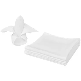 10 white cloth napkins 50 x 50 cm by vidaXL, cloth napkins - Ref: Foro24-130796, Price: 19,67 €, Discount: %