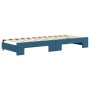 Sofá cama nido con cajones terciopelo azul 80x200 cm de vidaXL, Camas y somieres - Ref: Foro24-3197365, Precio: 475,71 €, Des...