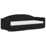 Sofá cama nido con cajones terciopelo negro 80x200 cm de vidaXL, Camas y somieres - Ref: Foro24-3197370, Precio: 447,62 €, De...