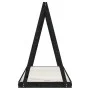 Estructura de cama para niños madera de pino negro 80x200 cm de vidaXL, Cunas y camas para niños - Ref: Foro24-834536, Precio...