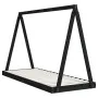Estructura de cama para niños madera de pino negro 80x200 cm de vidaXL, Cunas y camas para niños - Ref: Foro24-834536, Precio...