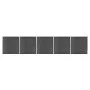 Juego de paneles de valla WPC negro 872x186 cm de vidaXL, Paneles de vallas - Ref: Foro24-3070432, Precio: 1,00 €, Descuento: %