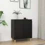 Aparador con patas madera contrachapada negro 60x35x70 cm de vidaXL, Aparadores - Ref: Foro24-806068, Precio: 63,27 €, Descue...