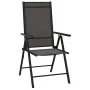 Juego de muebles de jardín 9 piezas negro y gris antracita de vidaXL, Conjuntos de jardín - Ref: Foro24-3070643, Precio: 419,...
