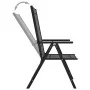 Juego de muebles de jardín 9 piezas negro y gris antracita de vidaXL, Conjuntos de jardín - Ref: Foro24-3070643, Precio: 419,...
