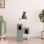 Rascador para gatos con postes de sisal gris claro 82 cm en Mobiliario para gatos | Comprar online en Foru.es