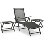 Juego de muebles de jardín 9 piezas negro y gris antracita de vidaXL, Conjuntos de jardín - Ref: Foro24-3070643, Precio: 419,...