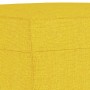 Juego de sofás con cojines 3 piezas tela amarillo claro en Sofás | Comprar online en Foru.es