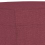 Juego de sofás con cojines 3 piezas tela rojo tinto en Sofás | Comprar online en Foru.es