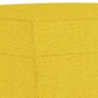 Juego de sofás con cojines 3 piezas tela amarillo claro en Sofás | Comprar online en Foru.es