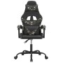 Silla gaming cuero sintético negro y camuflaje de vidaXL, Sillones para videojuegos - Ref: Foro24-3143853, Precio: 110,51 €, ...