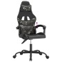 Silla gaming cuero sintético negro y camuflaje de vidaXL, Sillones para videojuegos - Ref: Foro24-3143853, Precio: 110,51 €, ...