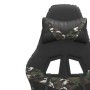 Silla gaming cuero sintético negro y camuflaje de vidaXL, Sillones para videojuegos - Ref: Foro24-3143853, Precio: 110,51 €, ...