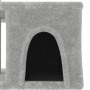 Rascador para gatos con postes de sisal gris claro 48 cm en Mobiliario para gatos | Comprar online en Foru.es