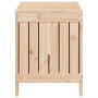 Caja de almacenaje jardín madera maciza de pino 76x42,5x54 cm de vidaXL, Cajas de almacenaje para exteriores - Ref: Foro24-83...