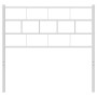 Cabecero de metal blanco 80 cm de vidaXL, Cabeceros y pies de cama - Ref: Foro24-355735, Precio: 18,89 €, Descuento: %