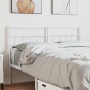 Cabecero de metal blanco 120 cm de vidaXL, Cabeceros y pies de cama - Ref: Foro24-355739, Precio: 26,15 €, Descuento: %