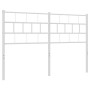 Cabecero de metal blanco 120 cm de vidaXL, Cabeceros y pies de cama - Ref: Foro24-355739, Precio: 26,15 €, Descuento: %