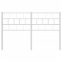 Cabecero de metal blanco 120 cm de vidaXL, Cabeceros y pies de cama - Ref: Foro24-355739, Precio: 26,15 €, Descuento: %