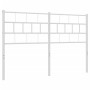 Cabecero de metal blanco 140 cm de vidaXL, Cabeceros y pies de cama - Ref: Foro24-355741, Precio: 30,59 €, Descuento: %