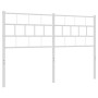 Cabecero de metal blanco 150 cm de vidaXL, Cabeceros y pies de cama - Ref: Foro24-355742, Precio: 28,97 €, Descuento: %