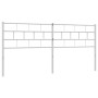 Cabecero de metal blanco 180 cm de vidaXL, Cabeceros y pies de cama - Ref: Foro24-355744, Precio: 29,12 €, Descuento: %