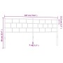 Cabecero de metal blanco 180 cm de vidaXL, Cabeceros y pies de cama - Ref: Foro24-355744, Precio: 29,12 €, Descuento: %