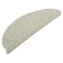 Alfombrillas autoadhesivas sisal 15 uds verde claro 56x17x3 cm de vidaXL, Alfombrillas para escalones - Ref: Foro24-326863, P...