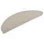 Alfombrillas autoadhesivas sisal 15 uds plateado 56x17x3 cm de vidaXL, Alfombrillas para escalones - Ref: Foro24-326871, Prec...