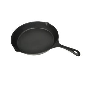 Sartén parrilla de hierro fundido 30 cm redonda de vidaXL, Planchas - Ref: Foro24-50124, Precio: 31,11 €, Descuento: %
