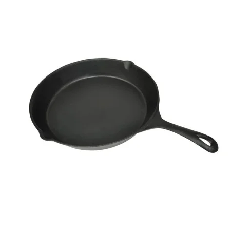 Sartén parrilla de hierro fundido 30 cm redonda de vidaXL, Planchas - Ref: Foro24-50124, Precio: 34,27 €, Descuento: %