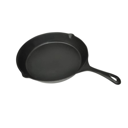Sartén parrilla de hierro fundido 30 cm redonda de vidaXL, Planchas - Ref: Foro24-50124, Precio: 31,11 €, Descuento: %