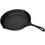 Sartén parrilla de hierro fundido 30 cm redonda de vidaXL, Planchas - Ref: Foro24-50124, Precio: 31,11 €, Descuento: %