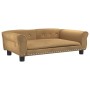 Cama para perros de terciopelo marrón 95x55x30 cm en Camas para perros | Comprar online en Foru.es