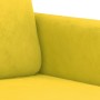 Juego de sofás 2 piezas terciopelo amarillo en Sofás | Comprar online en Foru.es