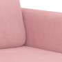 Juego de sofás con cojines 2 piezas terciopelo rosa en Sofás | Comprar online en Foru.es