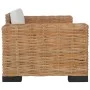 Juego de sofás con cojines 2 piezas de ratán natural de vidaXL, Sofás - Ref: Foro24-278625, Precio: 1,00 €, Descuento: %