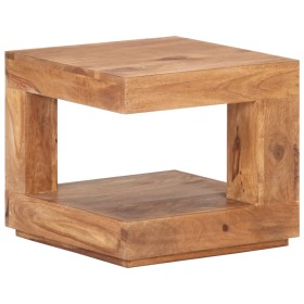 Mesa de centro de madera maciza de acacia 45x45x40 cm en Mesas de centro | Comprar online en Foru.es