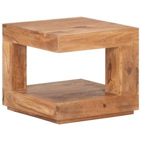 Mesa de centro de madera maciza de acacia 45x45x40 cm en Mesas de centro | Comprar online en Foru.es