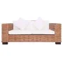 Juego de sofás con cojines 2 piezas de ratán natural de vidaXL, Sofás - Ref: Foro24-278622, Precio: 886,05 €, Descuento: %
