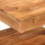 Mesa de centro de madera maciza de acacia 45x45x40 cm en Mesas de centro | Comprar online en Foru.es