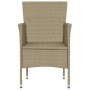 Juego de comedor para jardín 3 piezas beige de vidaXL, Conjuntos de jardín - Ref: Foro24-3072459, Precio: 198,78 €, Descuento: %