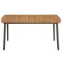 Set de muebles de comedor de jardín 5 piezas de ratán marrón de vidaXL, Conjuntos de jardín - Ref: Foro24-3072491, Precio: 36...