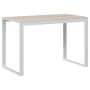Escritorio de ordenador madera ingeniería blanco y roble de vidaXL, Escritorios - Ref: Foro24-30198, Precio: 118,73 €, Descue...