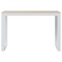 Escritorio de ordenador madera ingeniería blanco y roble de vidaXL, Escritorios - Ref: Foro24-30198, Precio: 118,73 €, Descue...