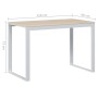 Escritorio de ordenador madera ingeniería blanco y roble de vidaXL, Escritorios - Ref: Foro24-30198, Precio: 118,73 €, Descue...