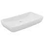 Matte white rectangular ceramic luxury washbasin 71x38 cm by vidaXL, Sinks - Ref: Foro24-146954, Price: 101,26 €, Discount: %