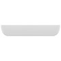 Lavabo de lujo de cerámica rectangular blanco mate 71x38 cm de vidaXL, Lavabos - Ref: Foro24-146954, Precio: 102,11 €, Descue...