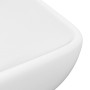 Lavabo de lujo de cerámica rectangular blanco mate 71x38 cm de vidaXL, Lavabos - Ref: Foro24-146954, Precio: 102,11 €, Descue...