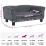 Cama para perros de terciopelo gris oscuro 70x45x30 cm en Camas para perros | Comprar online en Foru.es